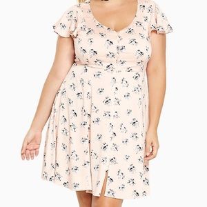 Torrid Bird Print dress